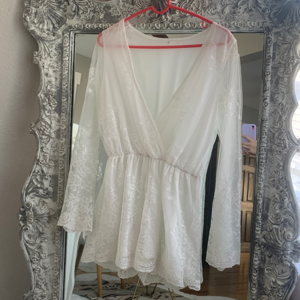 White romper